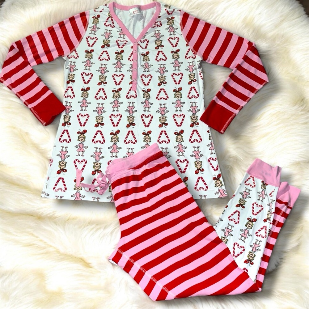 Hanna Andersson Dr. Seuss Cindy Lou Who Pajama Set